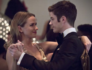 The Flash -- "Potential Energy" -- Image FLA210b_0078b -- Pictured (L-R): Shantel Van Santen as Detective Patty Spivot and Grant Gustin as Barry Allen -- Photo: Katie Yu/The CW -- ÃÂ© 2016 The CW Network, LLC. All rights reserved.