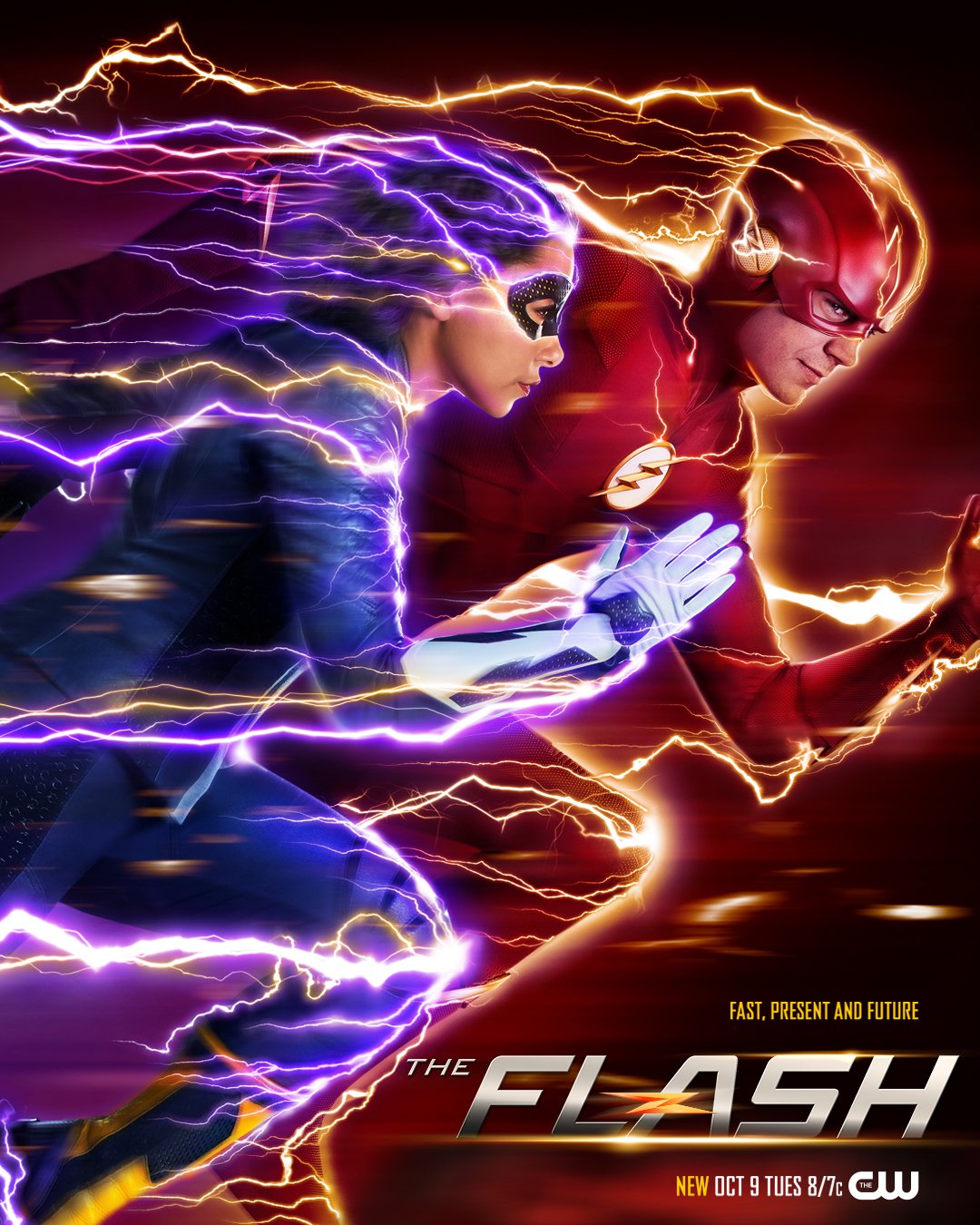 New Flash Season 5 Poster Features Barry And Xs Flashtvnews 4863